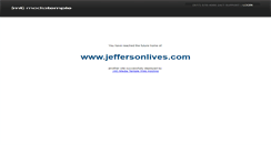 Desktop Screenshot of jeffersonlives.com